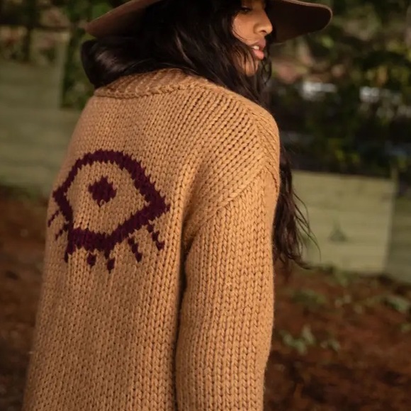 I See You Cardigan in Tawny - Picture 3 of 11